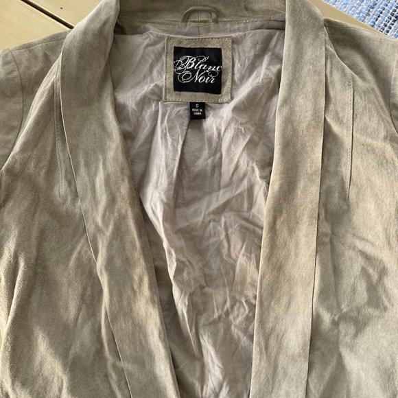 Blanc Noir Leather Cropped Jacket - Picture 5 of 6